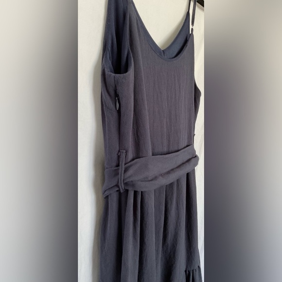 Moon River Blue Halter Maxi Sundress - Picture 3 of 5